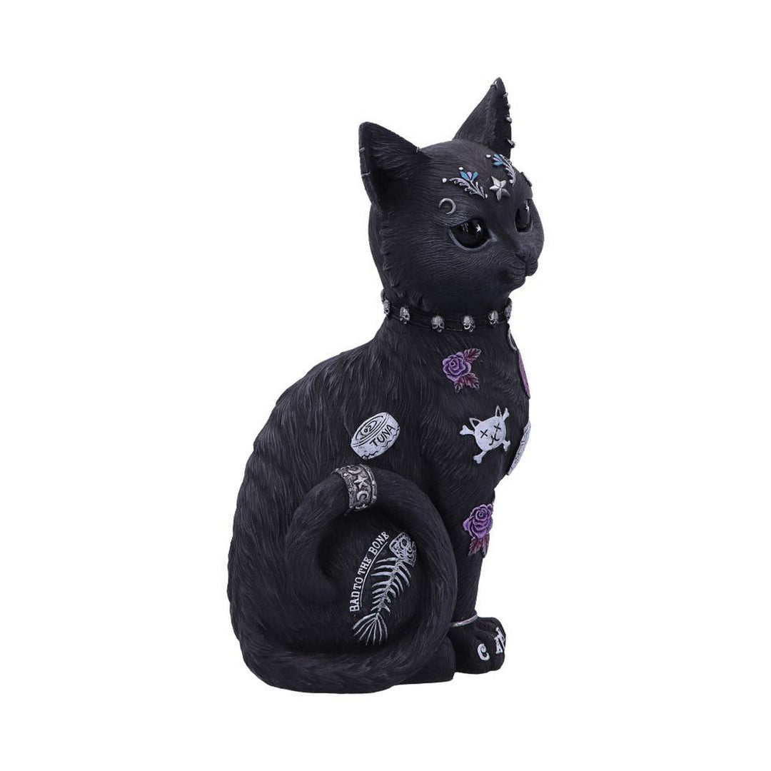Bad to the Bone Cat Figurine 22cm B5887V2