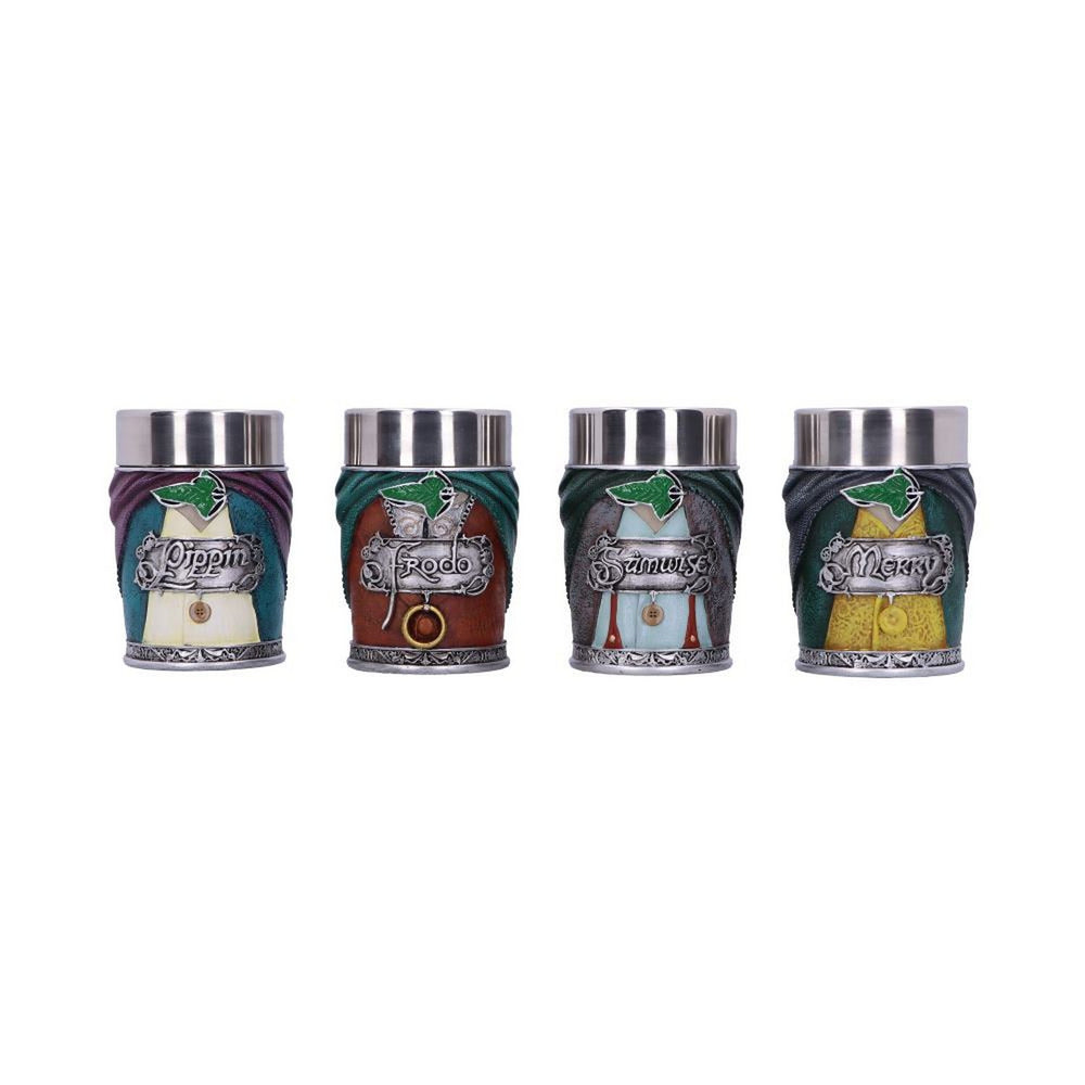 Officially Licensed Lord of the Rings Hobbit Shot Glass Set B5892V2