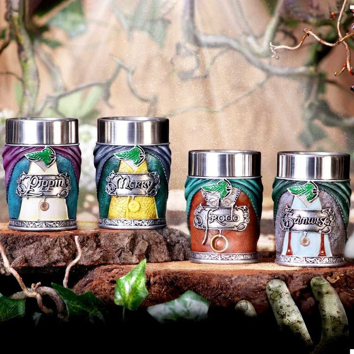 Officially Licensed Lord of the Rings Hobbit Shot Glass Set B5892V2