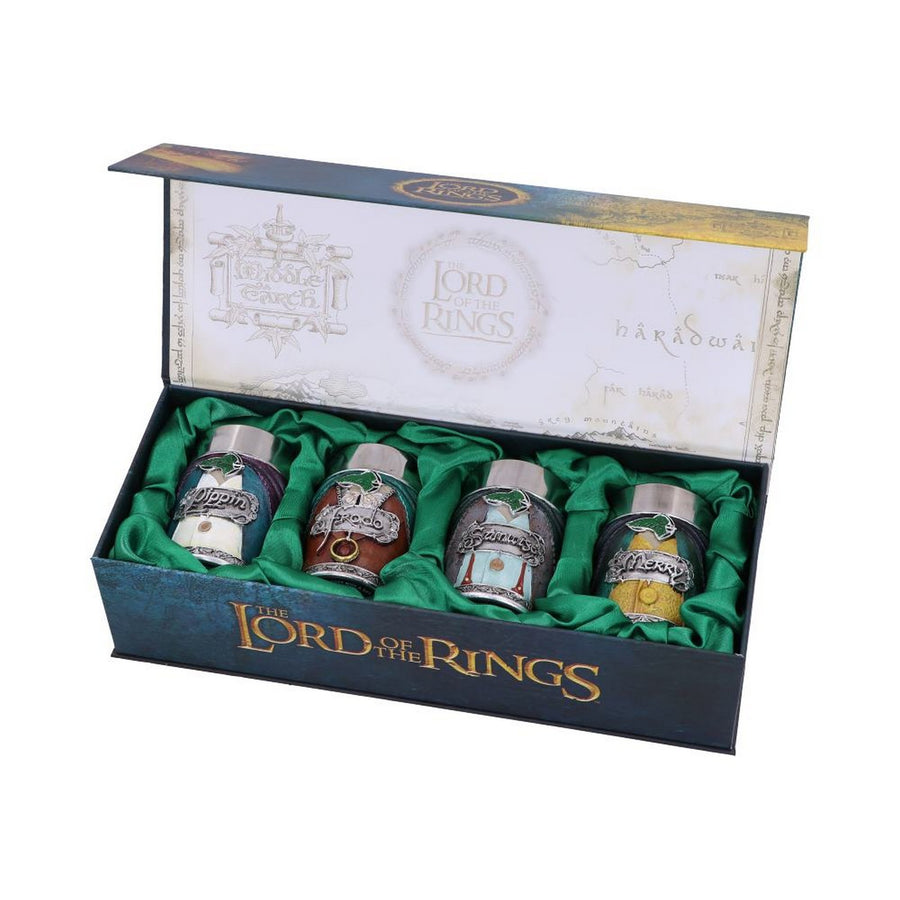 Officially Licensed Lord of the Rings Hobbit Shot Glass Set B5892V2