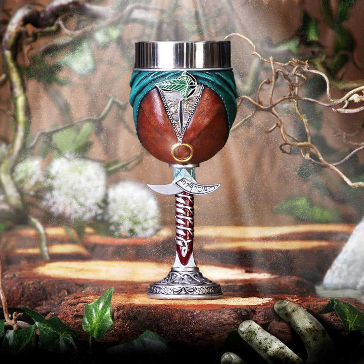 Officially Licensed Lord of the Rings Frodo Goblet 19.5cm B5893V2