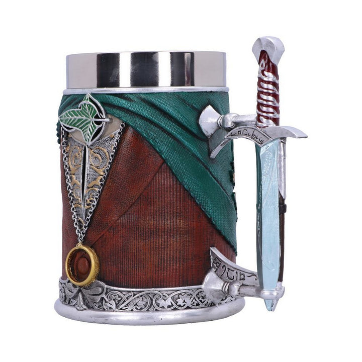 Officially Licensed Lord of the Rings Frodo Tankard 15.5cm B5894V2