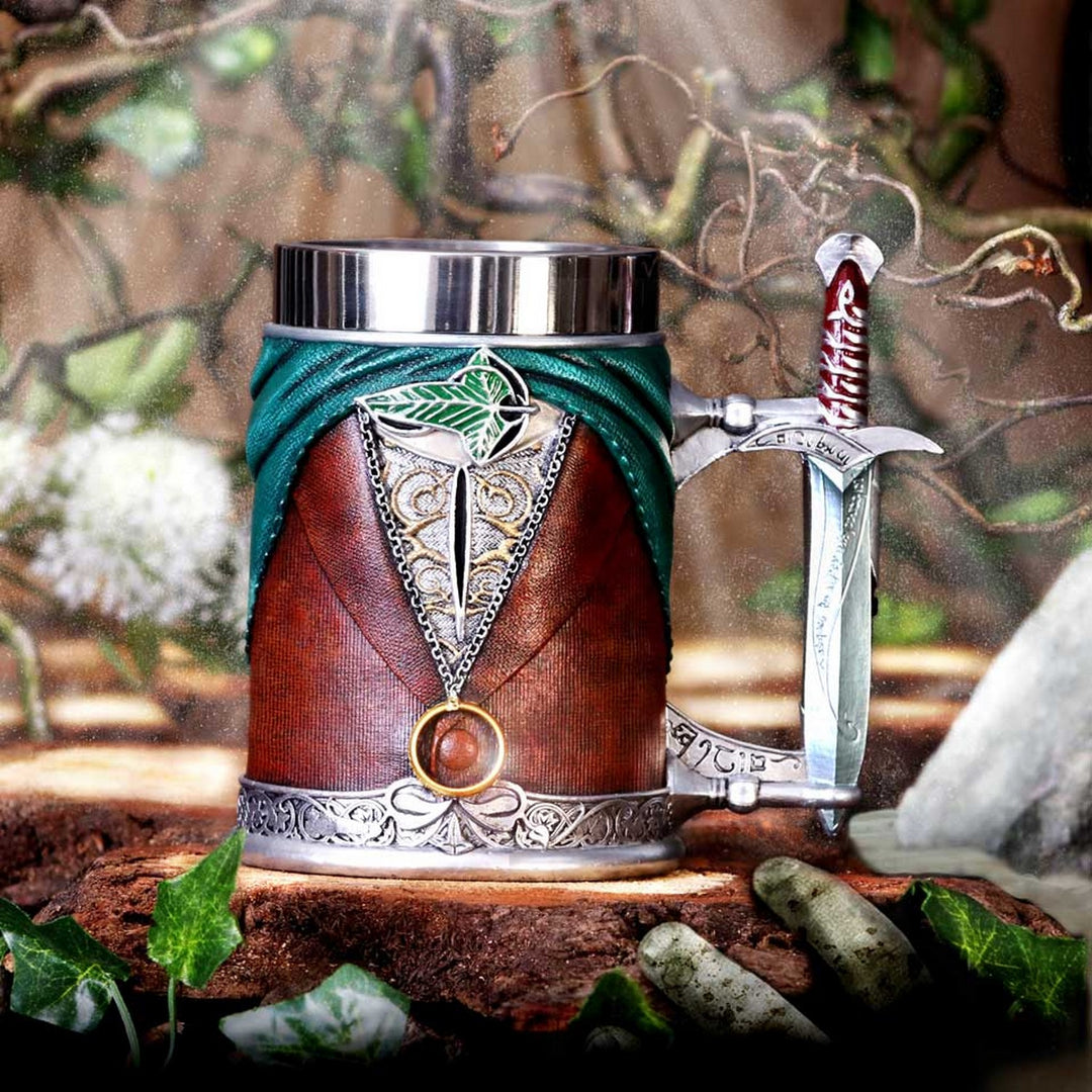 Officially Licensed Lord of the Rings Frodo Tankard 15.5cm B5894V2