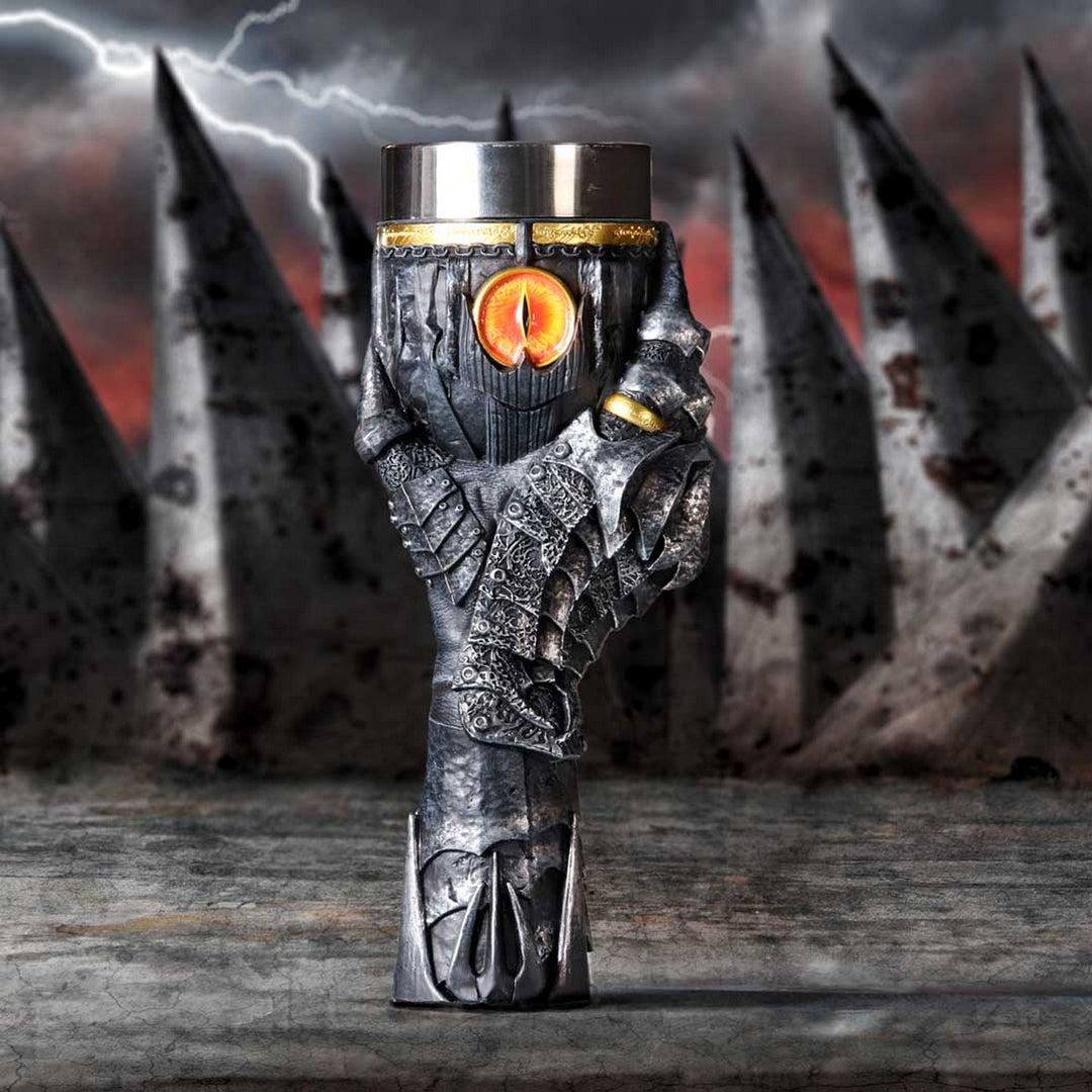 Officially Licensed Lord of the Rings Sauron Goblet 22.5cm B5895V2