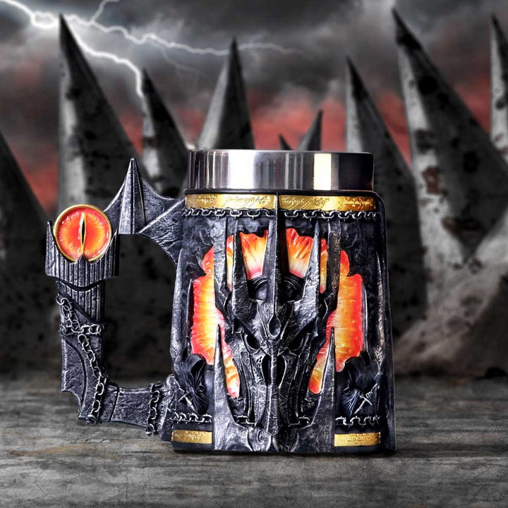 Officially Licensed Lord of the Rings Sauron Tankard 15.5cm B5896V2