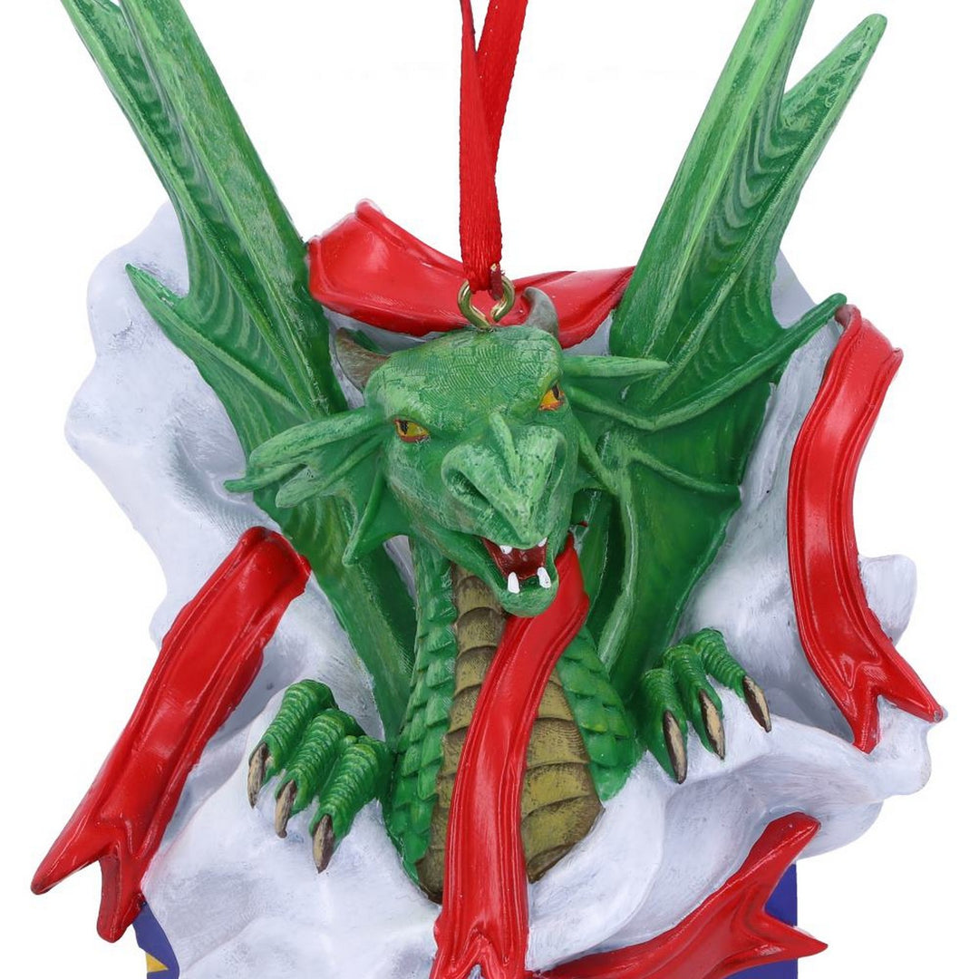 Anne Stokes Surprise Gift Hanging Ornament 12.5cm B5907V2