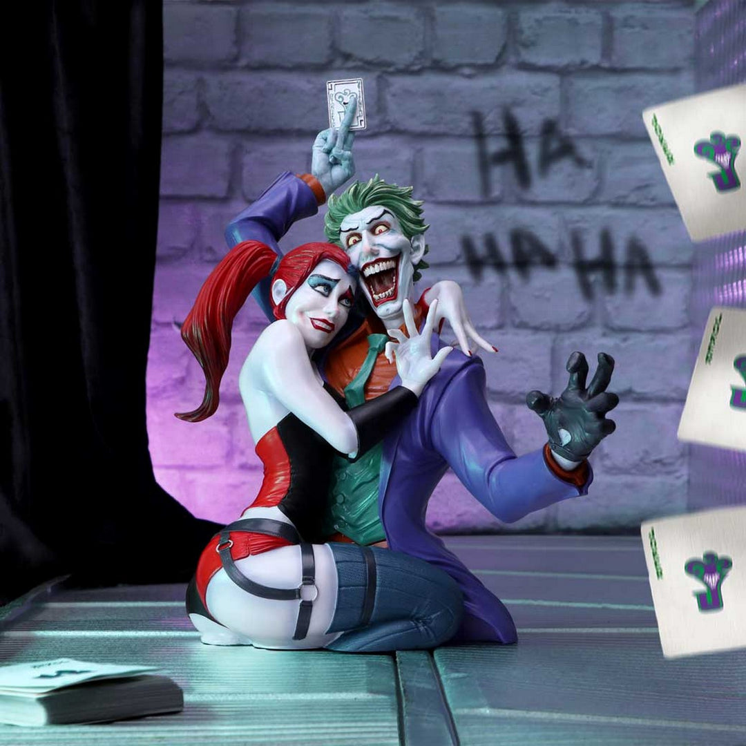 The Joker and Harley Quinn Bust 37.5cm B5961V2