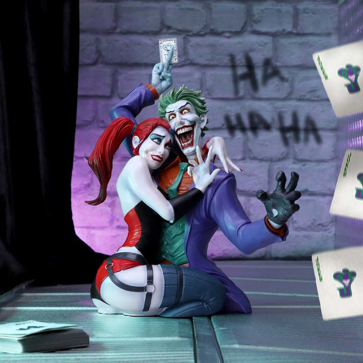 The Joker and Harley Quinn Bust 37.5cm B5961V2