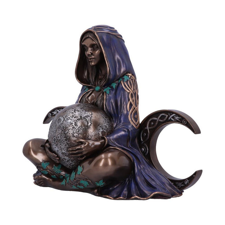 Triple Moon Goddess Bronze Statue 36cm B5977V2