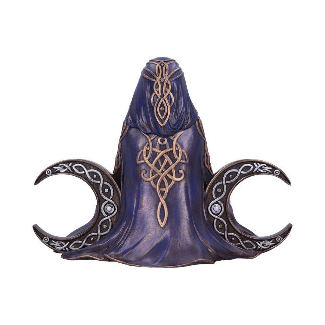 Triple Moon Goddess Bronze Statue 36cm B5977V2