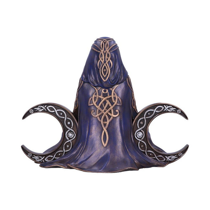 Triple Moon Goddess Bronze Statue 36cm B5977V2