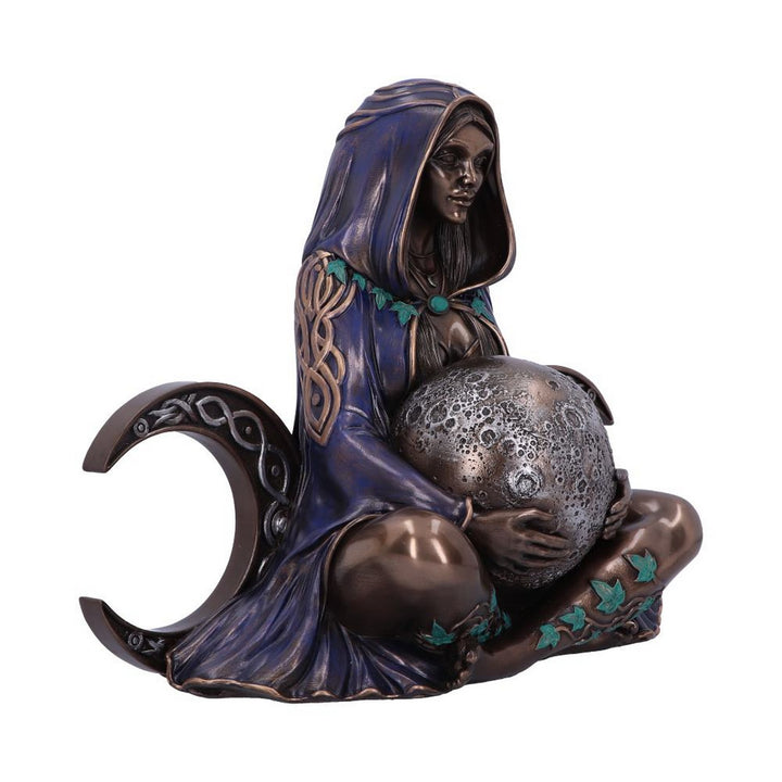 Triple Moon Goddess Bronze Statue 36cm B5977V2