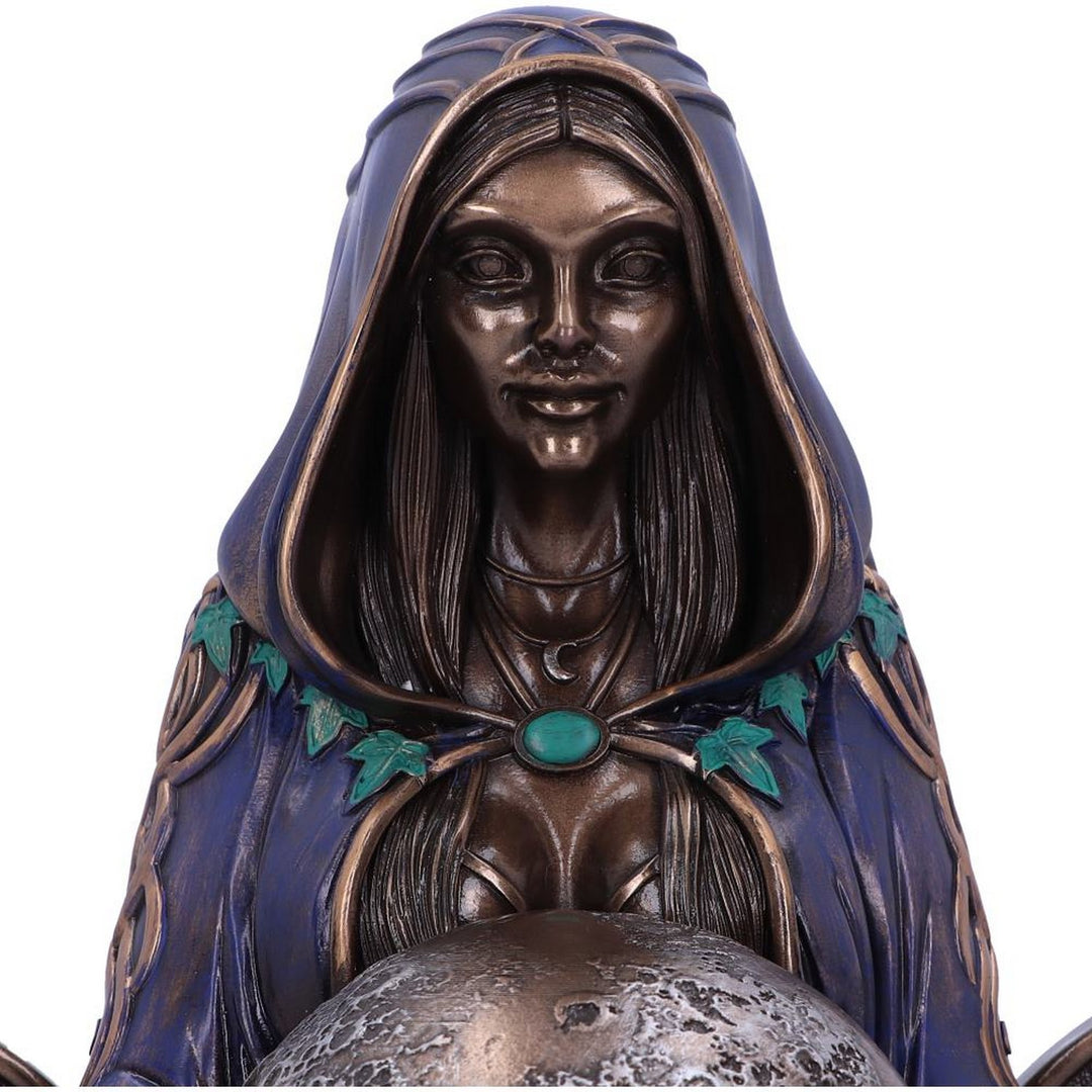Triple Moon Goddess Bronze Statue 36cm B5977V2