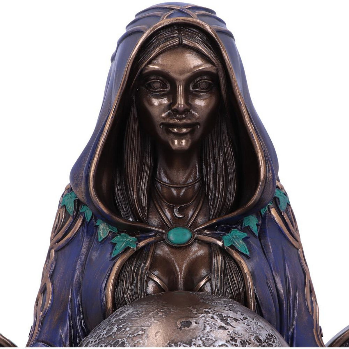 Triple Moon Goddess Bronze Statue 36cm B5977V2