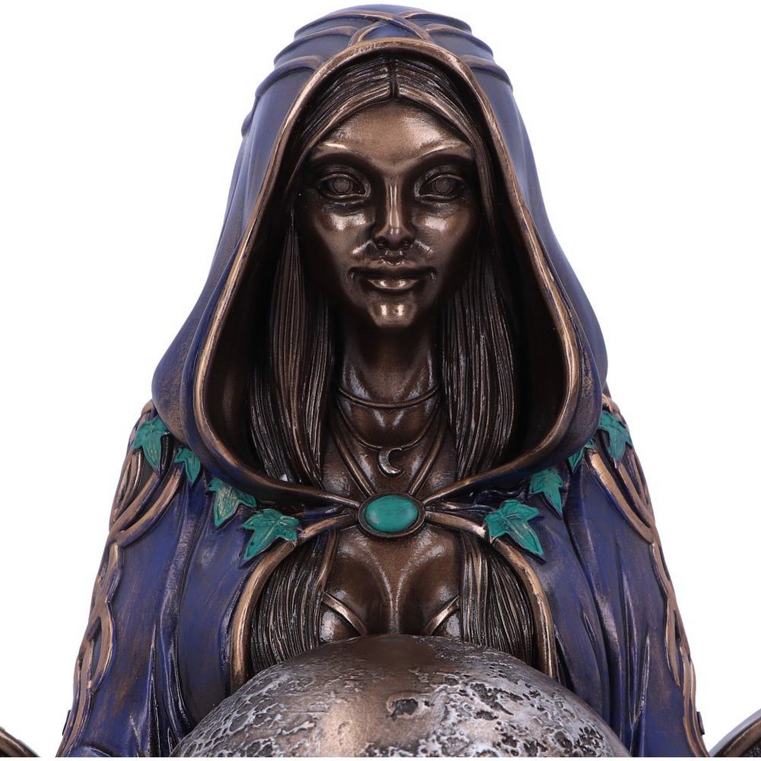 Triple Moon Goddess Bronze Statue 36cm B5977V2