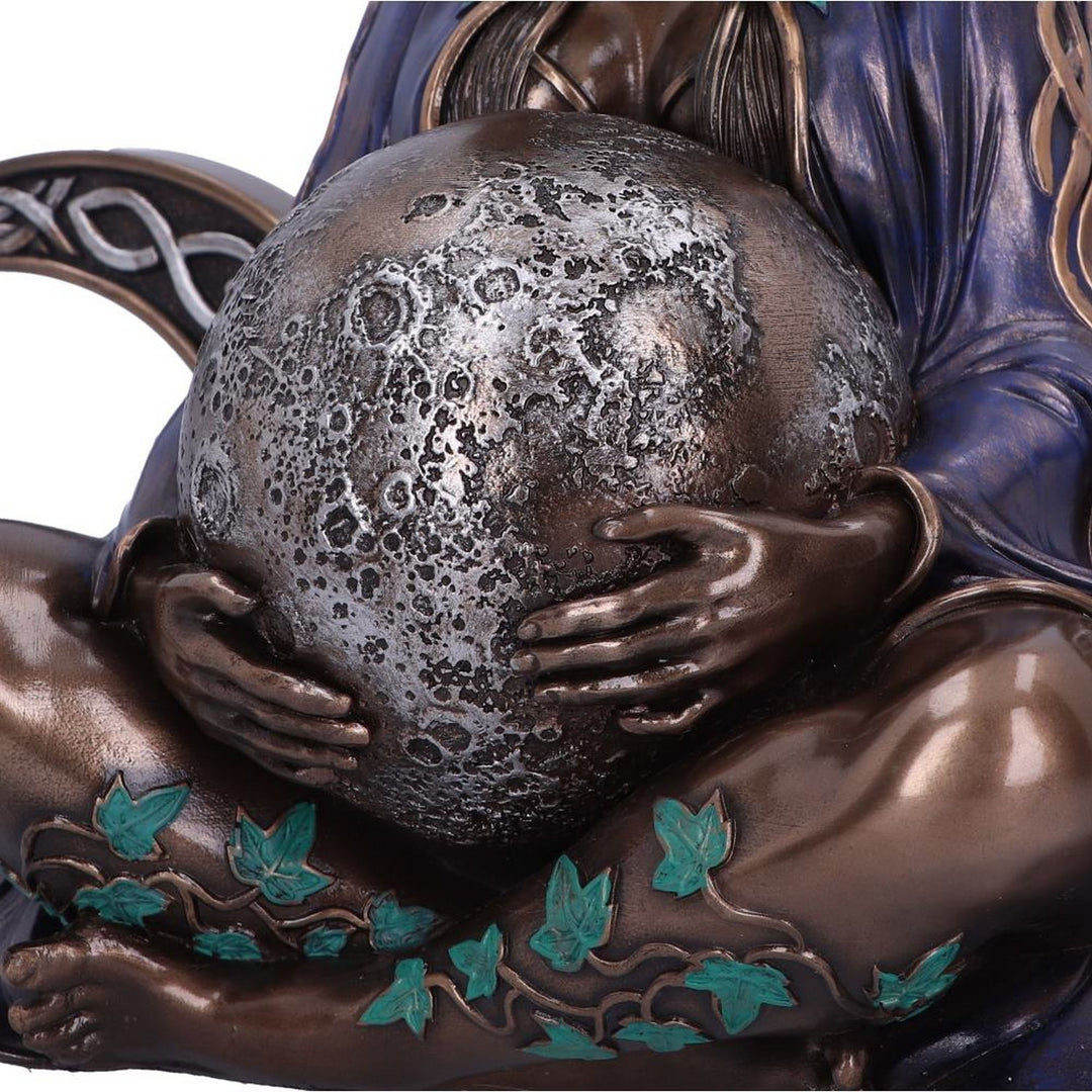 Triple Moon Goddess Bronze Statue 36cm B5977V2