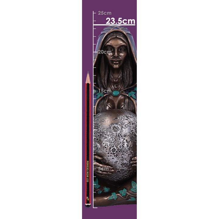Triple Moon Goddess Bronze Statue 36cm B5977V2