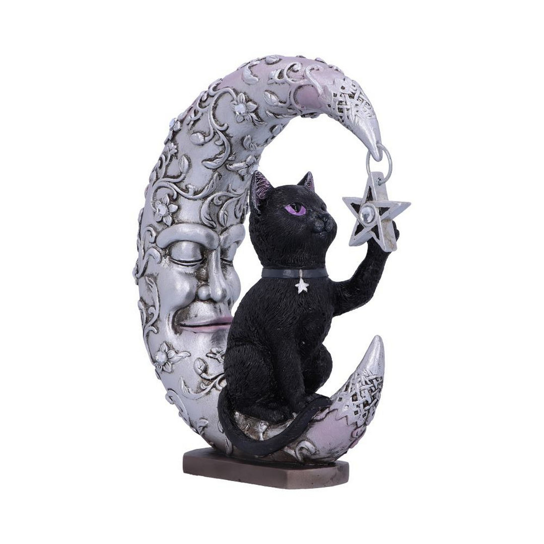 Luna Companion Moon and Cat Ornament 18.8cm B5978V2
