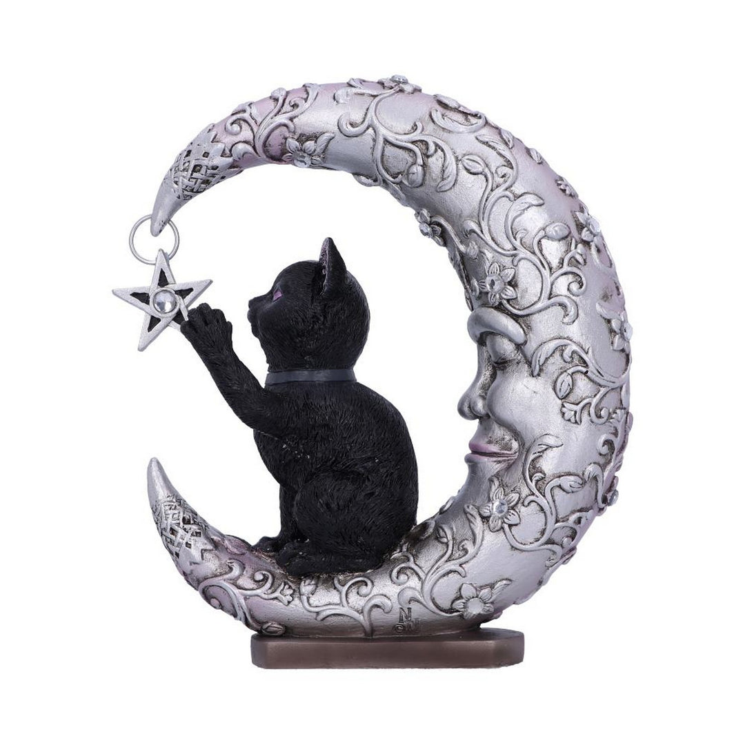 Luna Companion Moon and Cat Ornament 18.8cm B5978V2