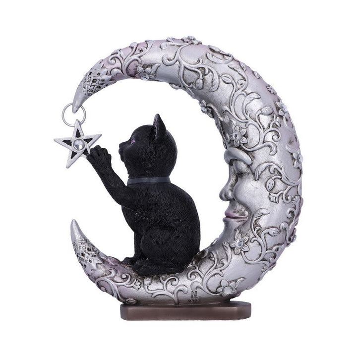 Luna Companion Moon and Cat Ornament 18.8cm B5978V2