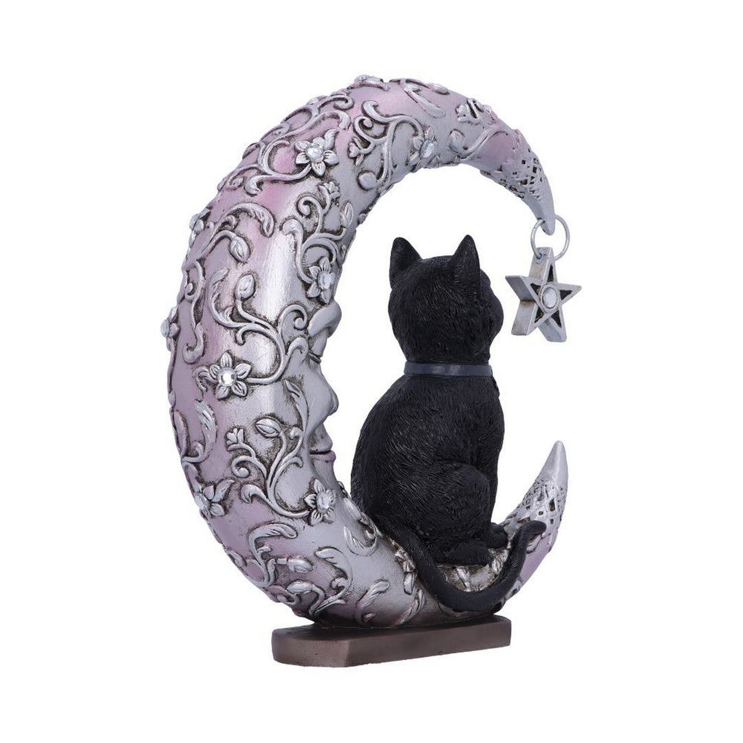 Luna Companion Moon and Cat Ornament 18.8cm B5978V2
