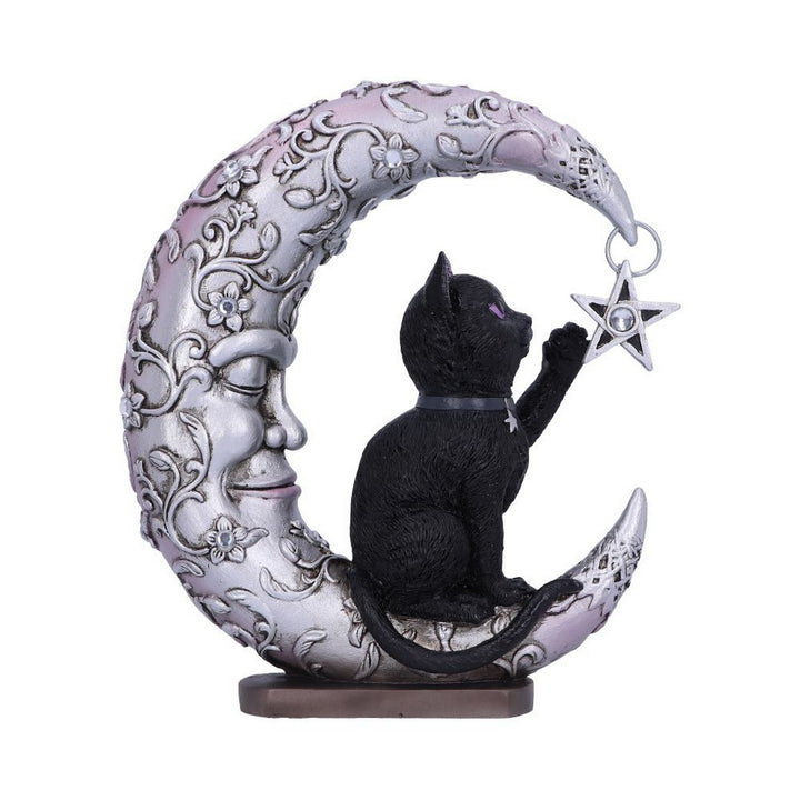 Luna Companion Moon and Cat Ornament 18.8cm B5978V2