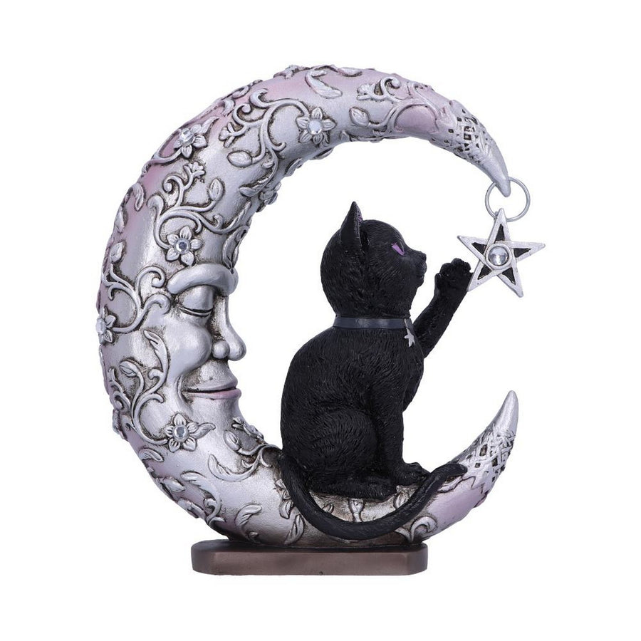 Luna Companion Moon and Cat Ornament 18.8cm B5978V2