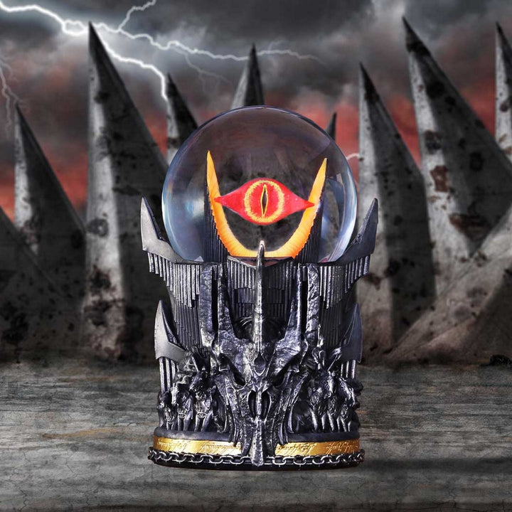 Officially Licensed Lord of the Rings Sauron Snow Globe 18cm B6016V2