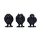 Three Wise Ravens Figurines 8.7cm B6023V2