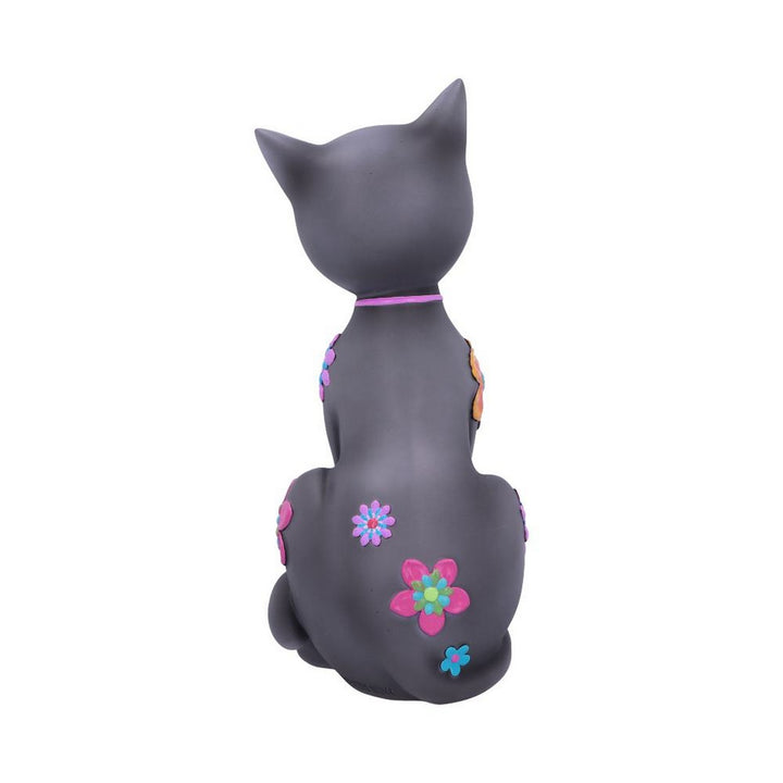 Hippy Kitty Black Cat Ornament  26cm B6032W2