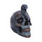 Serpentine Fate Gothic Snake Skull 19cm B6093W2