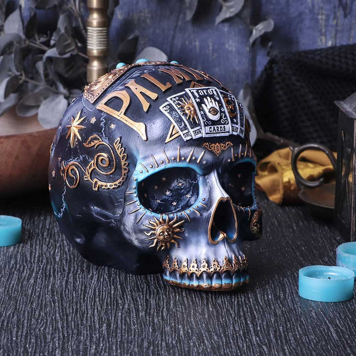 Destiny Palmistry Skull 18cm B6095W2