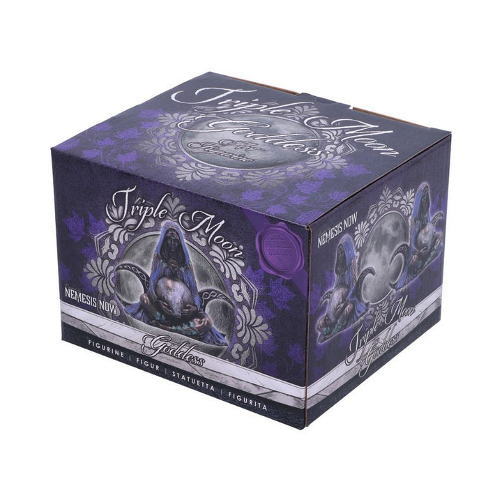 Mini Triple Moon Goddess Art Figurine 8.5cm B6150W2