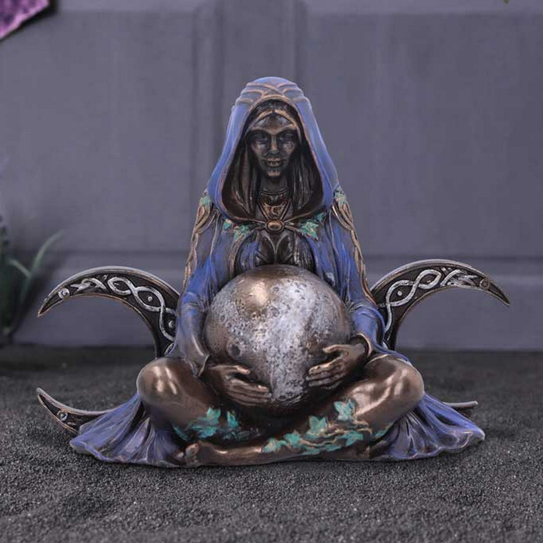 Mini Triple Moon Goddess Art Figurine 8.5cm B6150W2