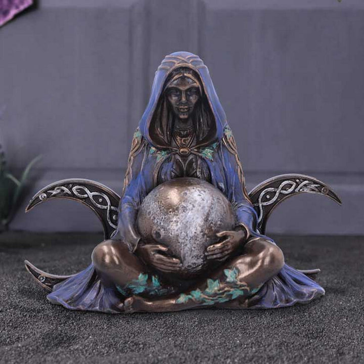 Mini Triple Moon Goddess Art Figurine 8.5cm B6150W2