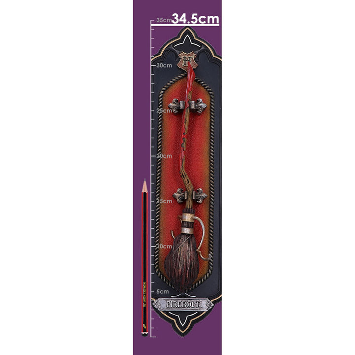 Harry Potter Firebolt Broomstick Wall Plaque 34.5cm B6152W2