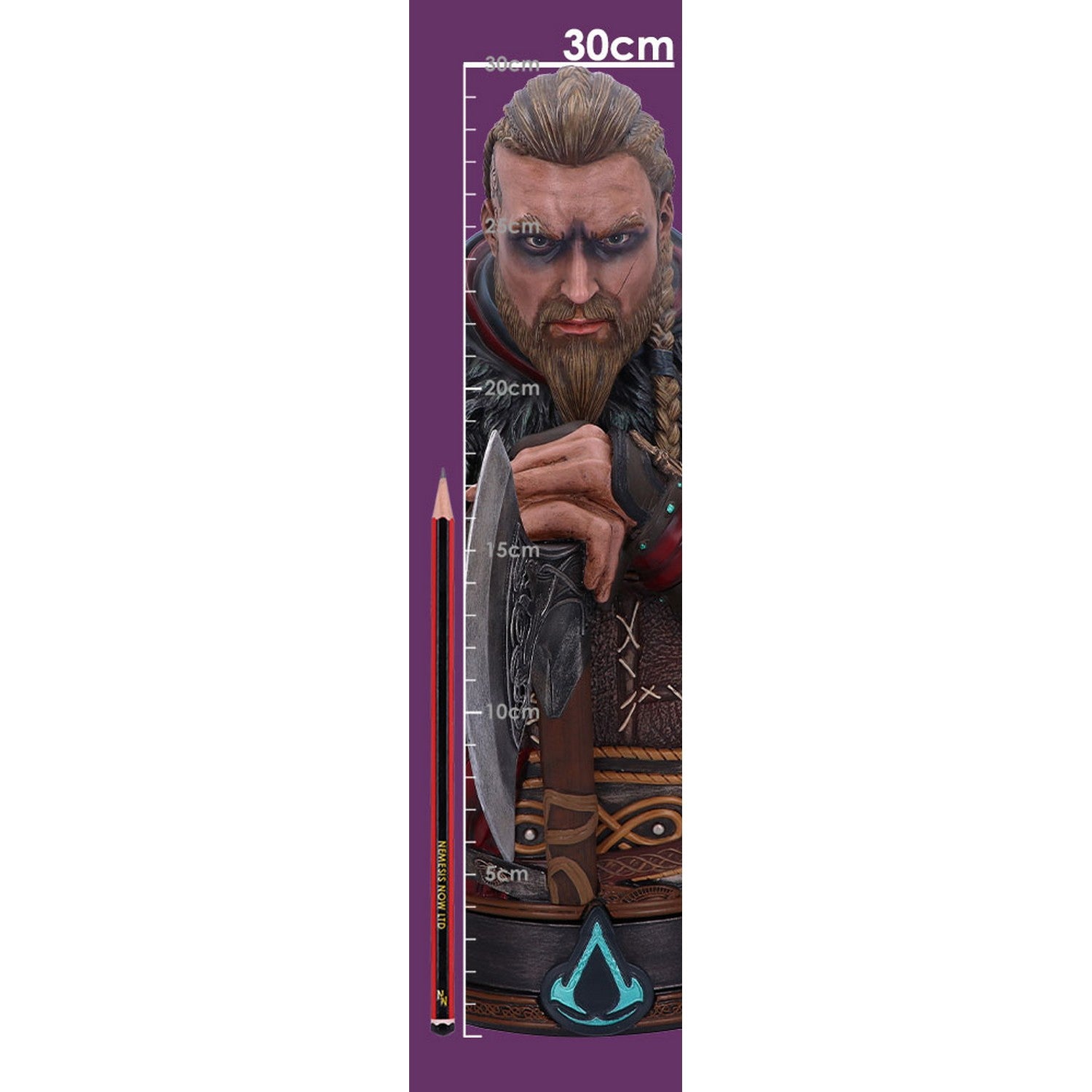 Officially Licensed Assassin's Creed Valhalla Eivor Bust 32cm B6153W2