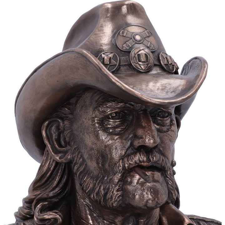 Motorhead Lemmy Bronze Bust 35cm B6162W2