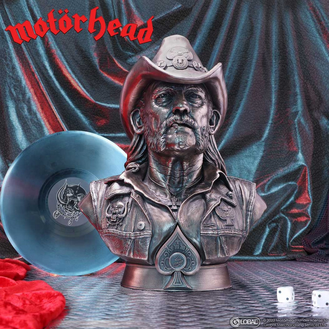 Motorhead Lemmy Bronze Bust 35cm B6162W2