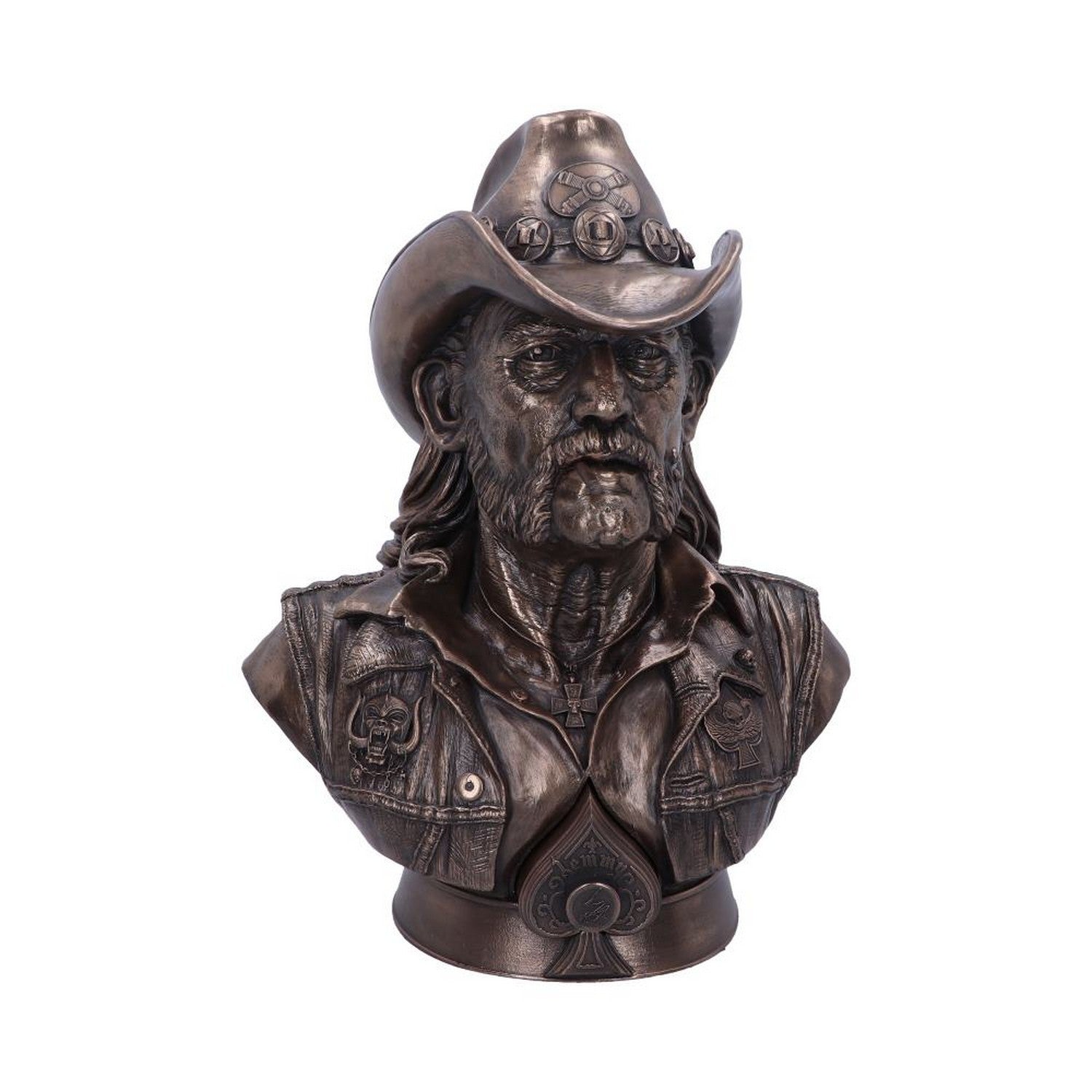 Motorhead Lemmy Bronze Bust 35cm B6162W2