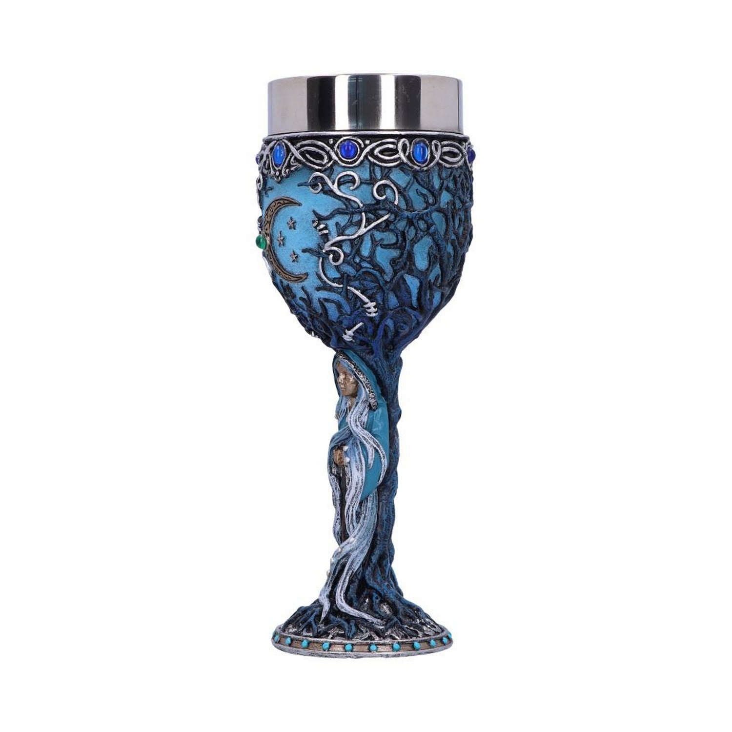 Triple Moon Crone Goblet 20.8cm B6212W2