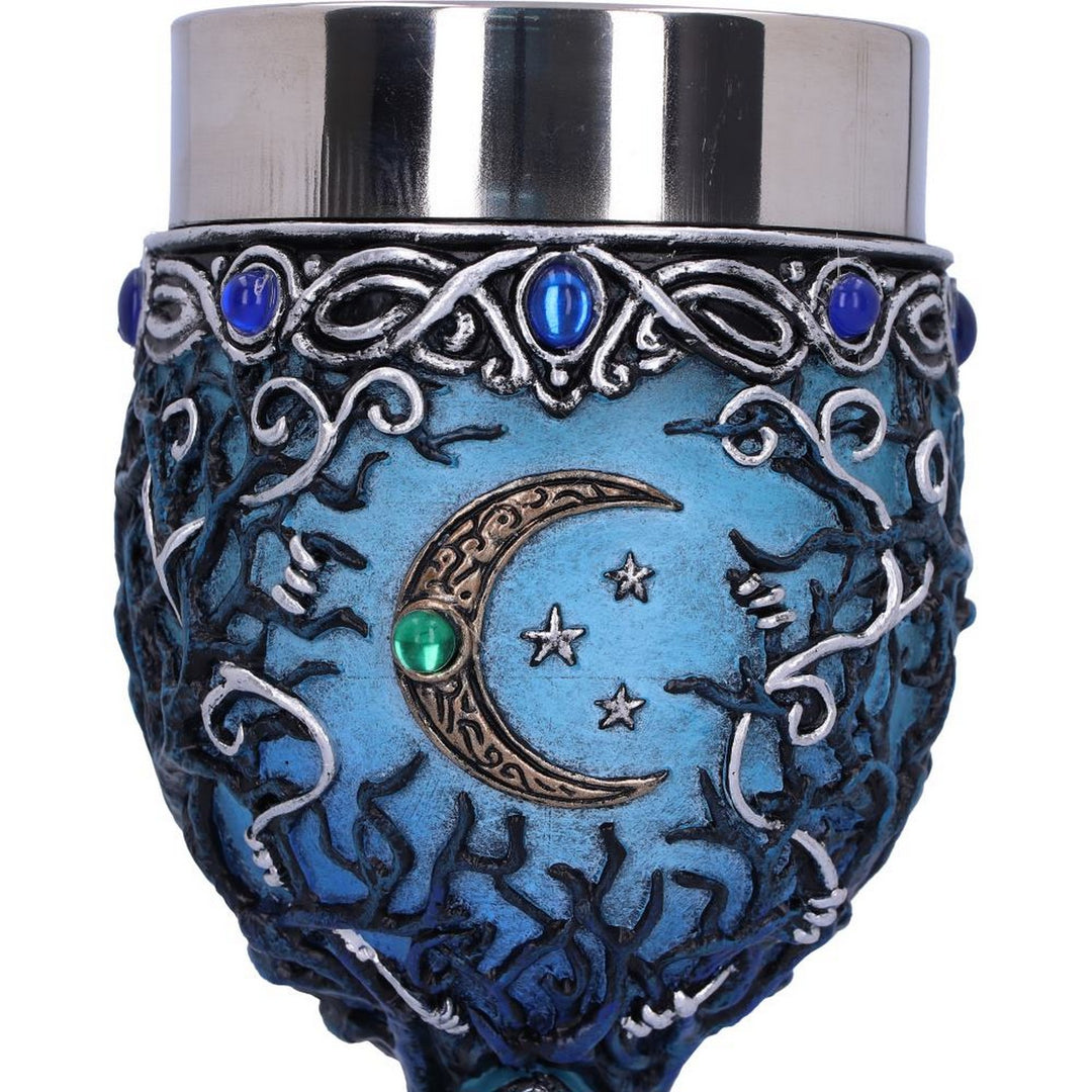 Triple Moon Crone Goblet 20.8cm B6212W2