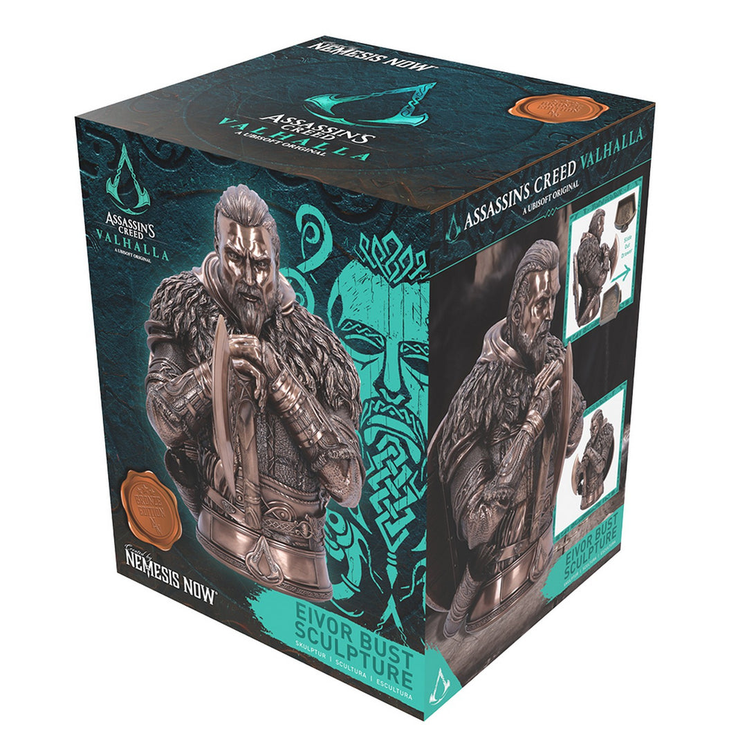 Officially Licensed Assassin's Creed Valhalla Eivor Bust (Bronze) 31cm B6269X3