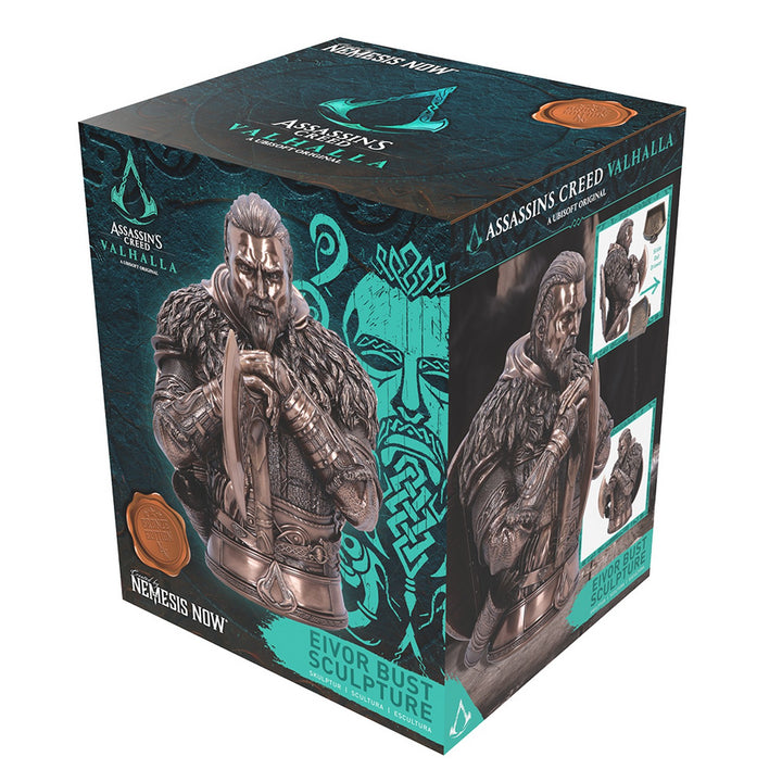 Officially Licensed Assassin's Creed Valhalla Eivor Bust (Bronze) 31cm B6269X3