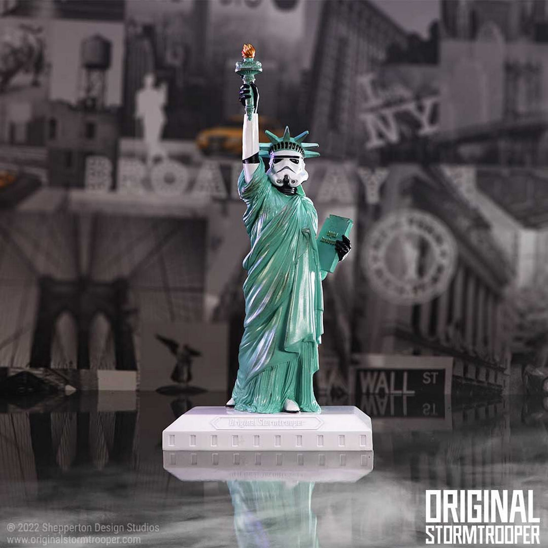 Officially Licensed Original Stormtrooper Statue of Liberty Figurine 23.5cm B6281X3