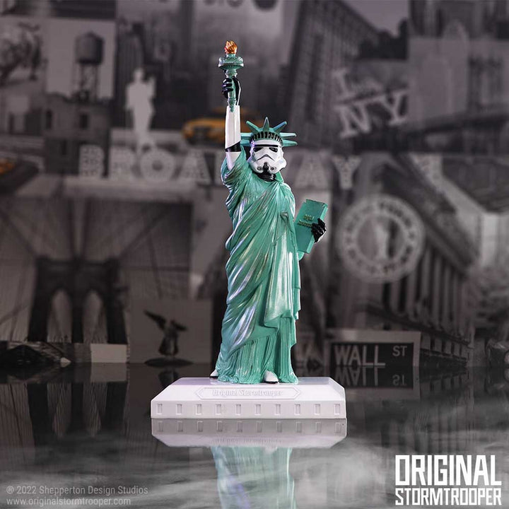 Officially Licensed Original Stormtrooper Statue of Liberty Figurine 23.5cm B6281X3