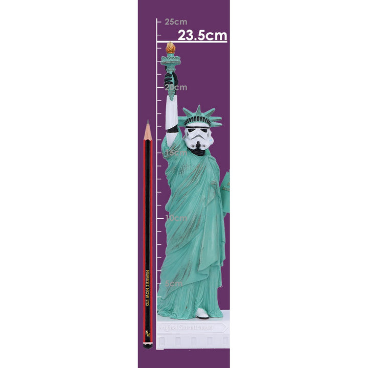 Officially Licensed Original Stormtrooper Statue of Liberty Figurine 23.5cm B6281X3