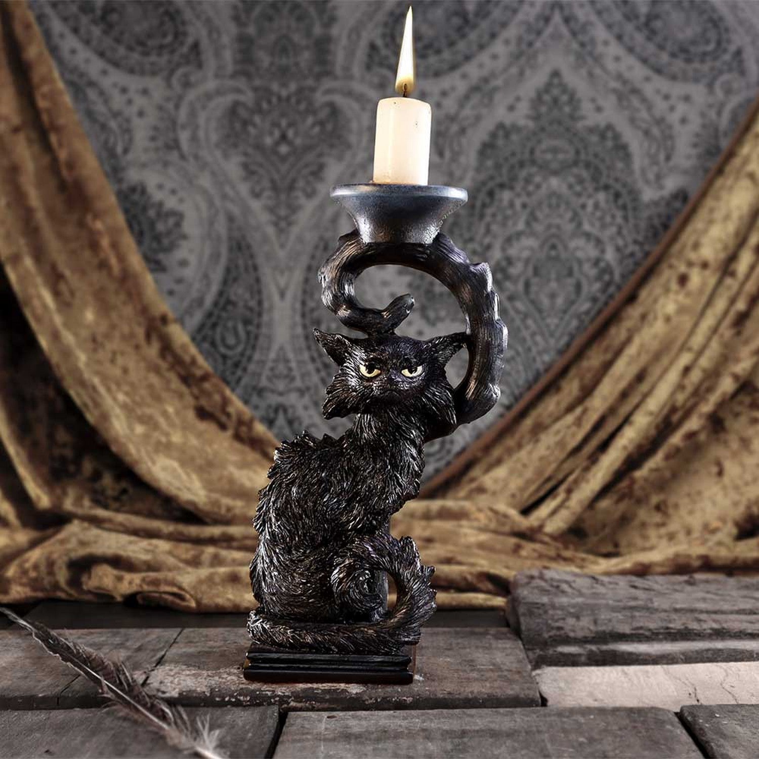 Witches Familiar Salem Candlestick Holder 20cm B6300X3