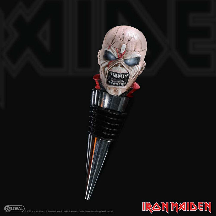 Officially Licensed Iron Maiden Eddie The Trooper Bottle Stopper 10cm B6337X3