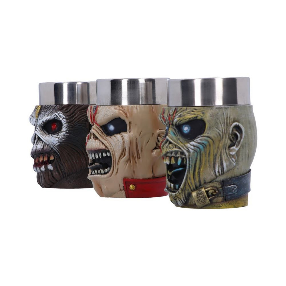 Officially Licensed Iron Maiden Eddie Shot Glass Set 9cm B6341X3